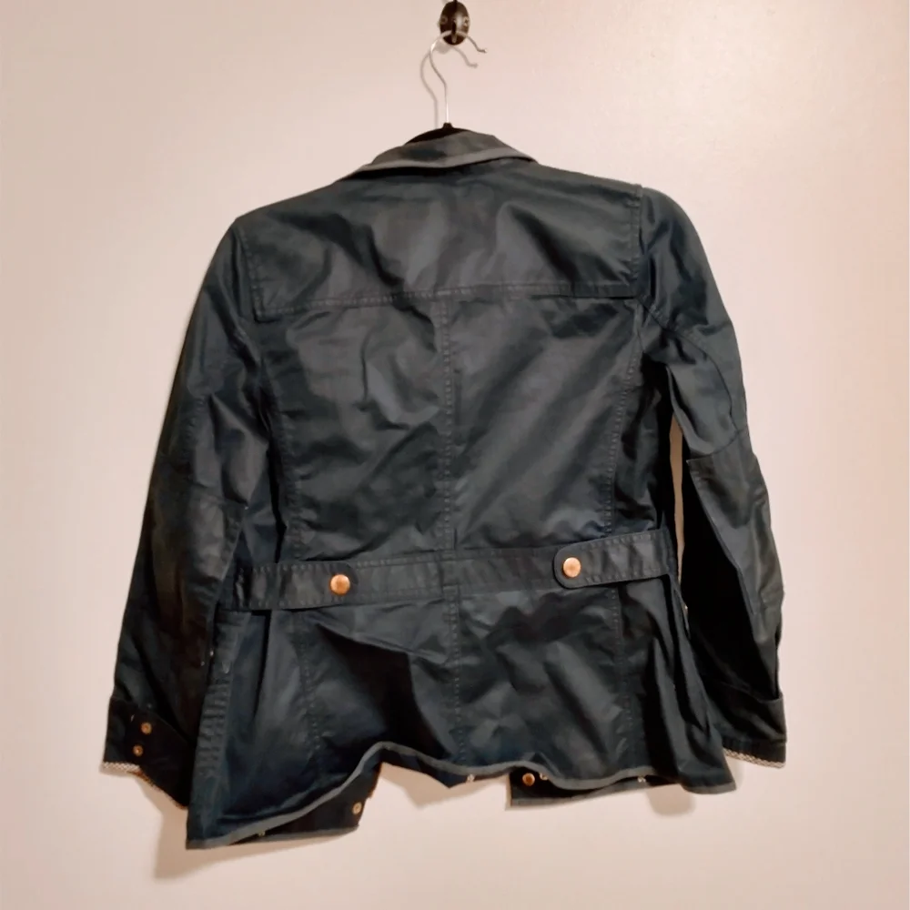 J Crew Navy blue jacket with gold hardware size xS